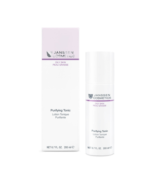 JANSSEN COSMETICS Purifying Tonic Εξισορροπητική, Καθαριστική Τονωτική Λοσιόν για Λιπαρές και με Τάση Ακμής Επιδερμίδες 200ml